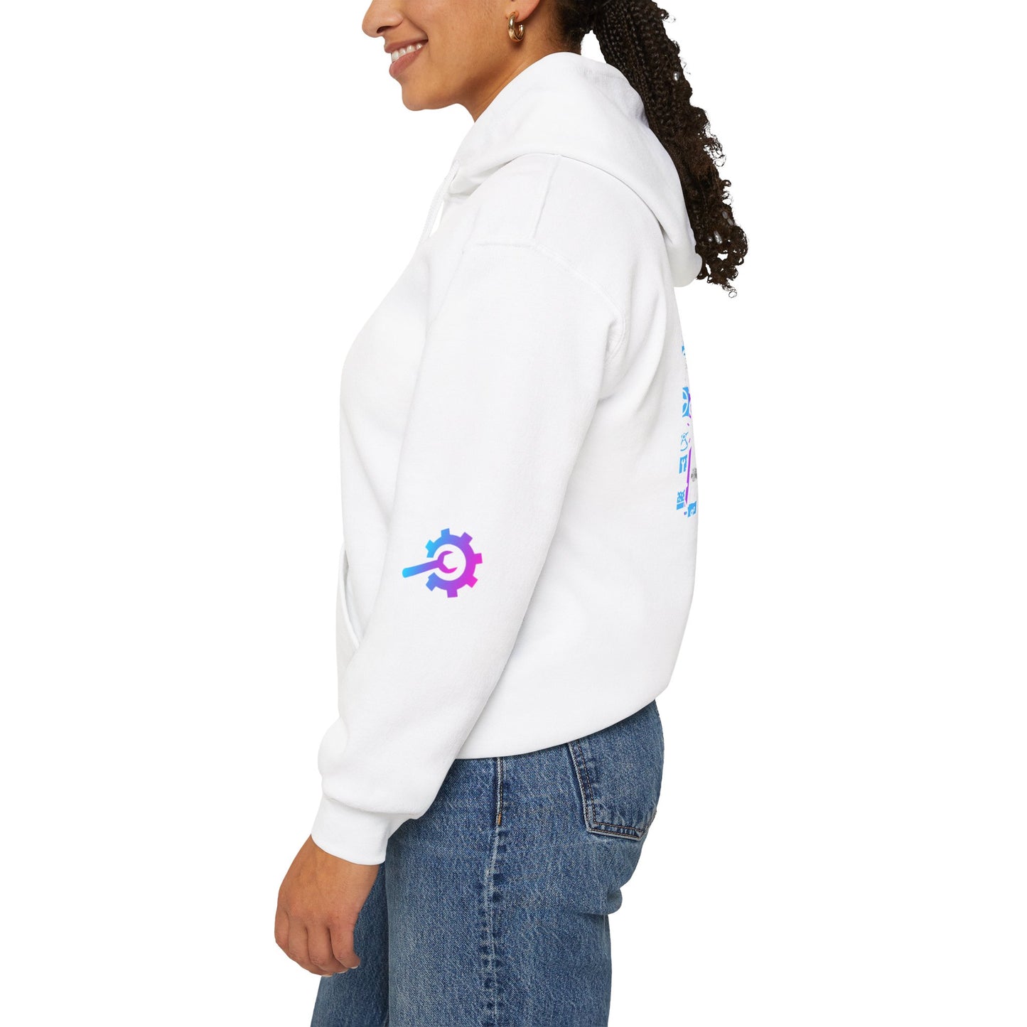 Rev Tech Auto Retro Automotive Graphic Hoodie | Unisex Hooded Sweatshirt | Perfect Gift for Car Enthusiasts, Streetwear, Casual Wear, Tech Lovers
