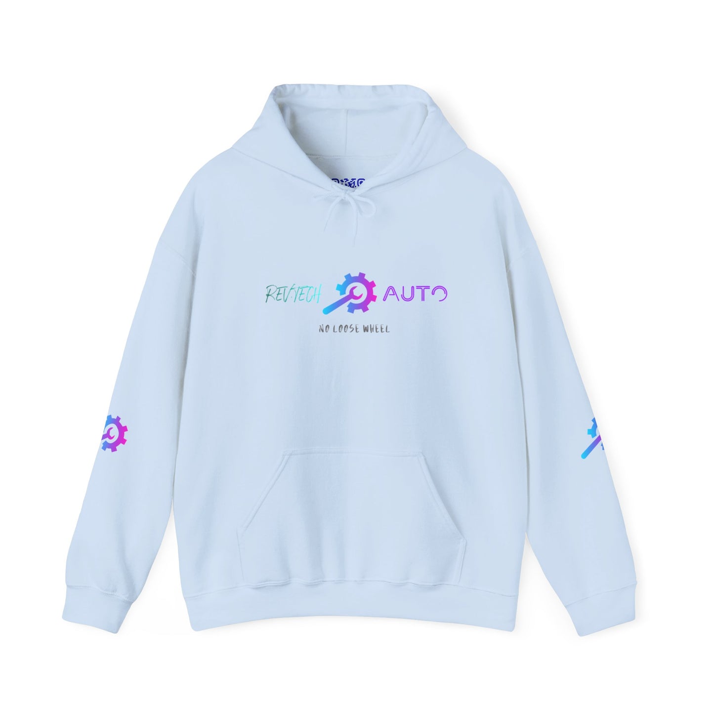 Rev Tech Auto Retro Automotive Graphic Hoodie | Unisex Hooded Sweatshirt | Perfect Gift for Car Enthusiasts, Streetwear, Casual Wear, Tech Lovers