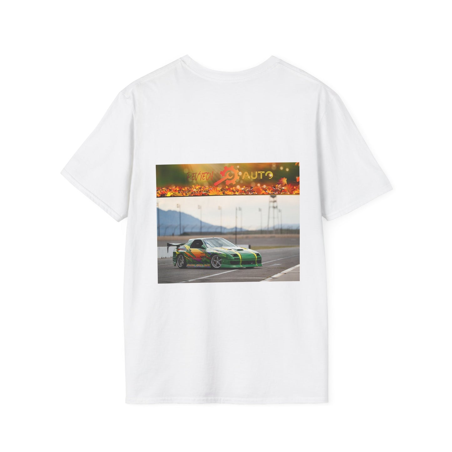 Racing Vibes Unisex Softstyle T-Shirt | Cool Car Graphic Tee, Casual Wear, Gift for Car Enthusiasts, Summer Top, Graphic Tees