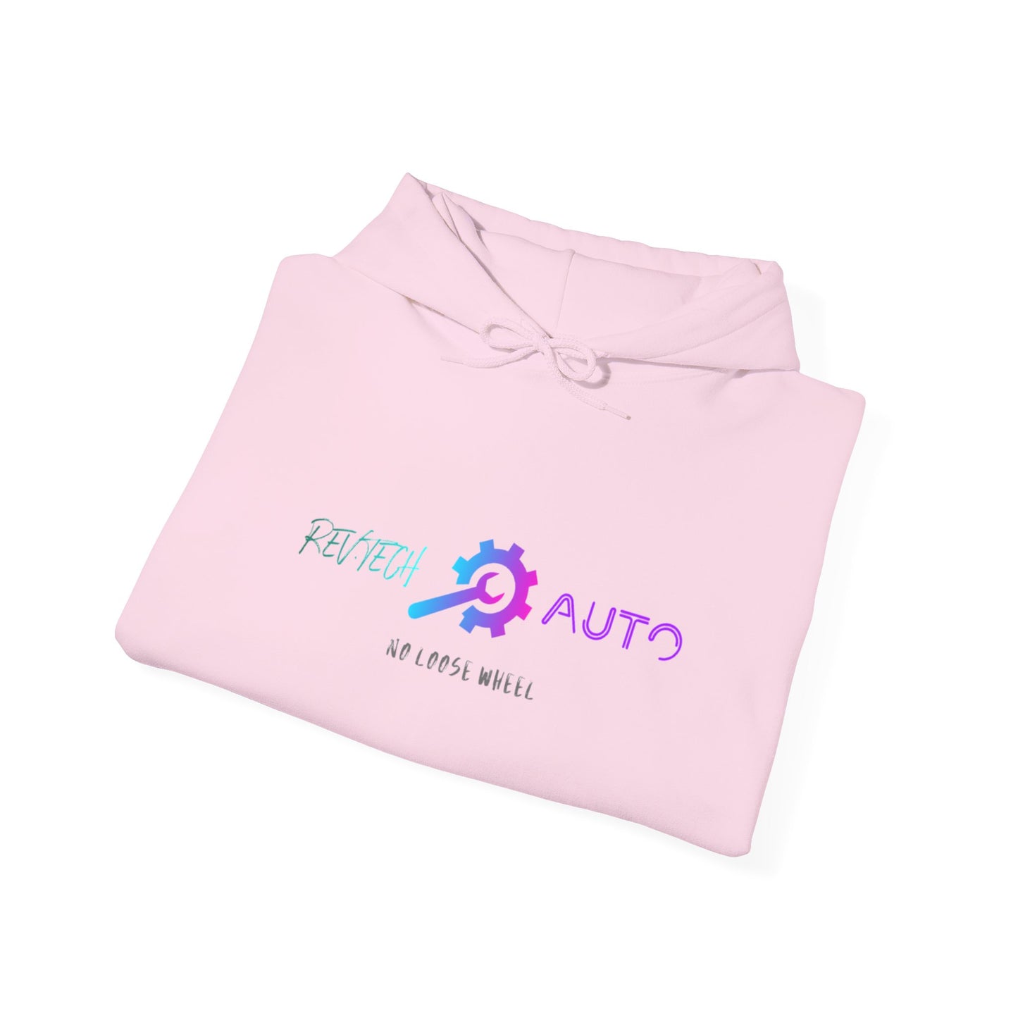Rev Tech Auto Retro Automotive Graphic Hoodie | Unisex Hooded Sweatshirt | Perfect Gift for Car Enthusiasts, Streetwear, Casual Wear, Tech Lovers