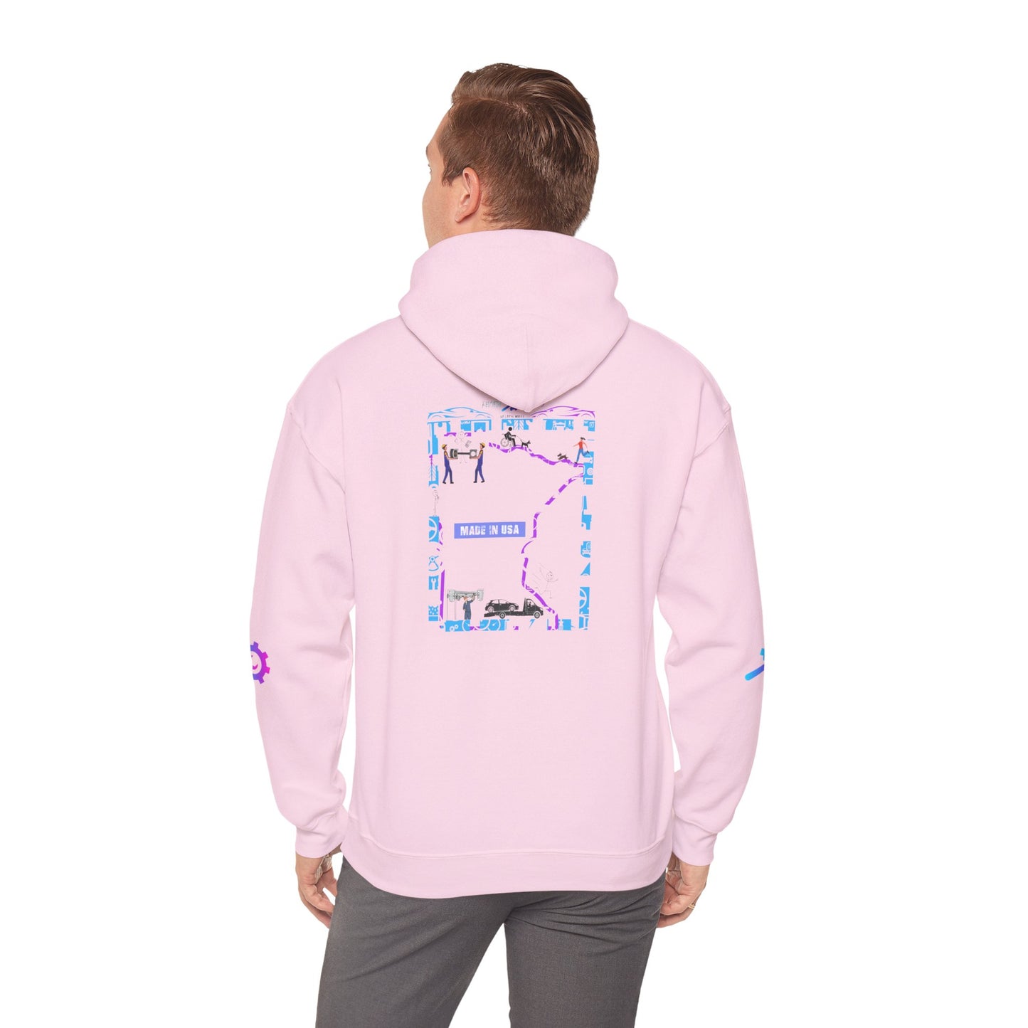 Rev Tech Auto Retro Automotive Graphic Hoodie | Unisex Hooded Sweatshirt | Perfect Gift for Car Enthusiasts, Streetwear, Casual Wear, Tech Lovers