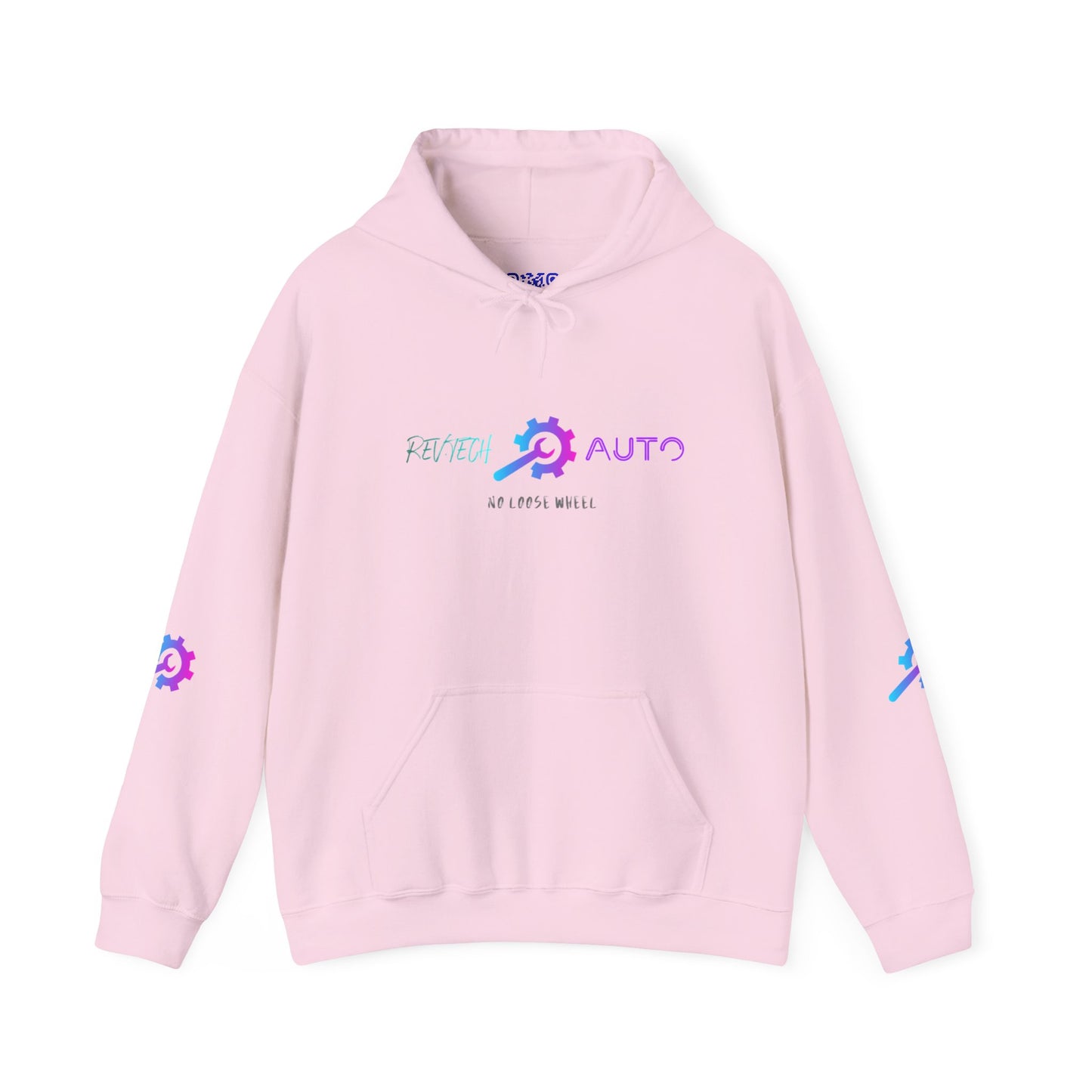 Rev Tech Auto Retro Automotive Graphic Hoodie | Unisex Hooded Sweatshirt | Perfect Gift for Car Enthusiasts, Streetwear, Casual Wear, Tech Lovers